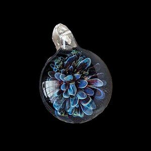 Handmade Glass Pendant NWOT